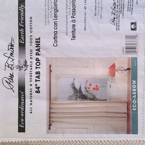 100% Cotton Tab Top Panels - 84" Length